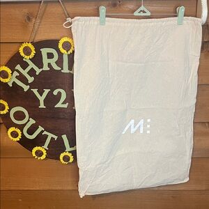 Monos Travel XL Dust Bag Carry Suitcase Luggage Tan Drawstring Cover